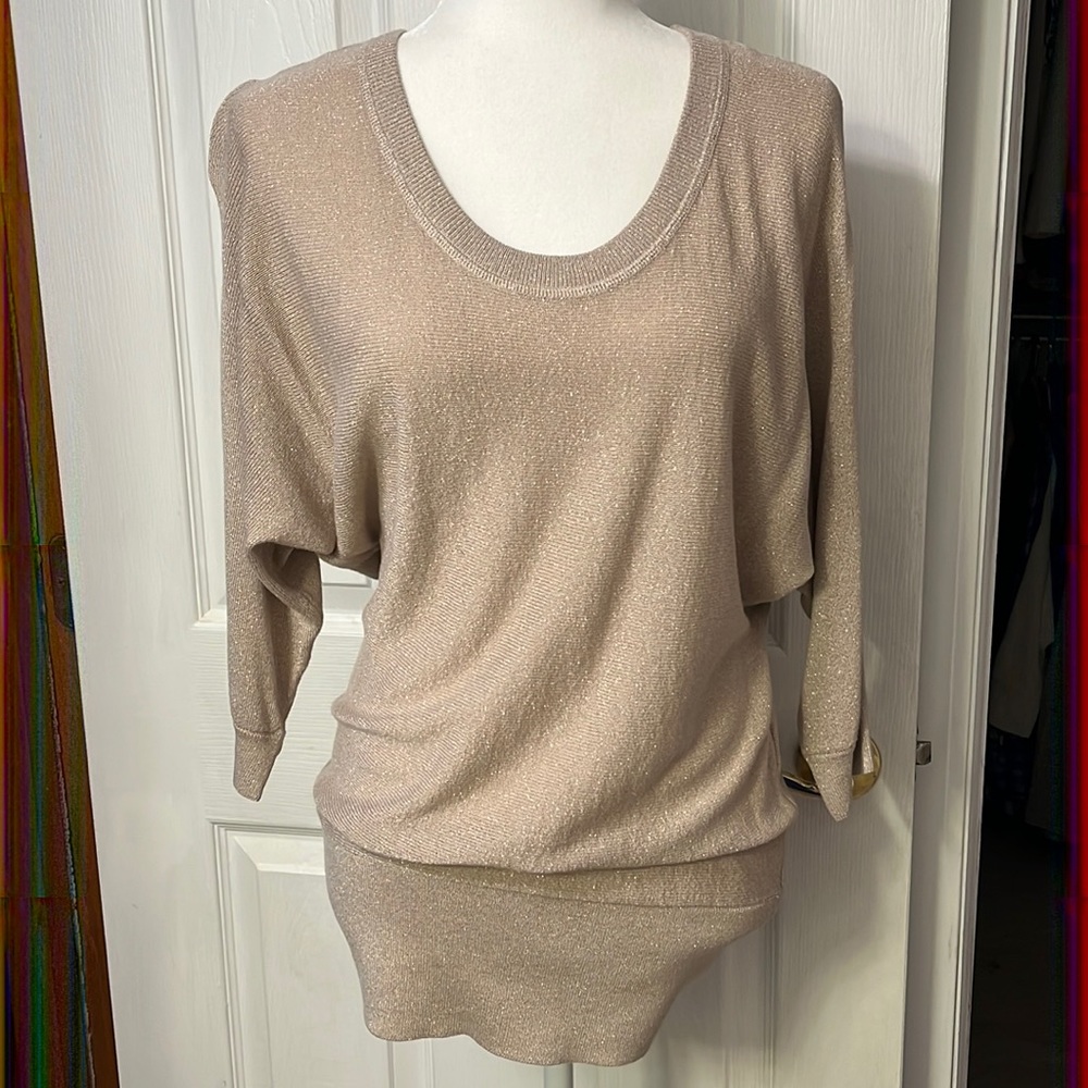 LOFT shimmer sweater top